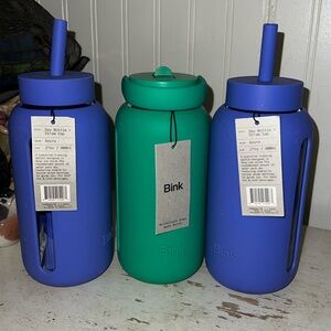 Lot 3 NWT Blink day water bottles green  & purple 27 oz
